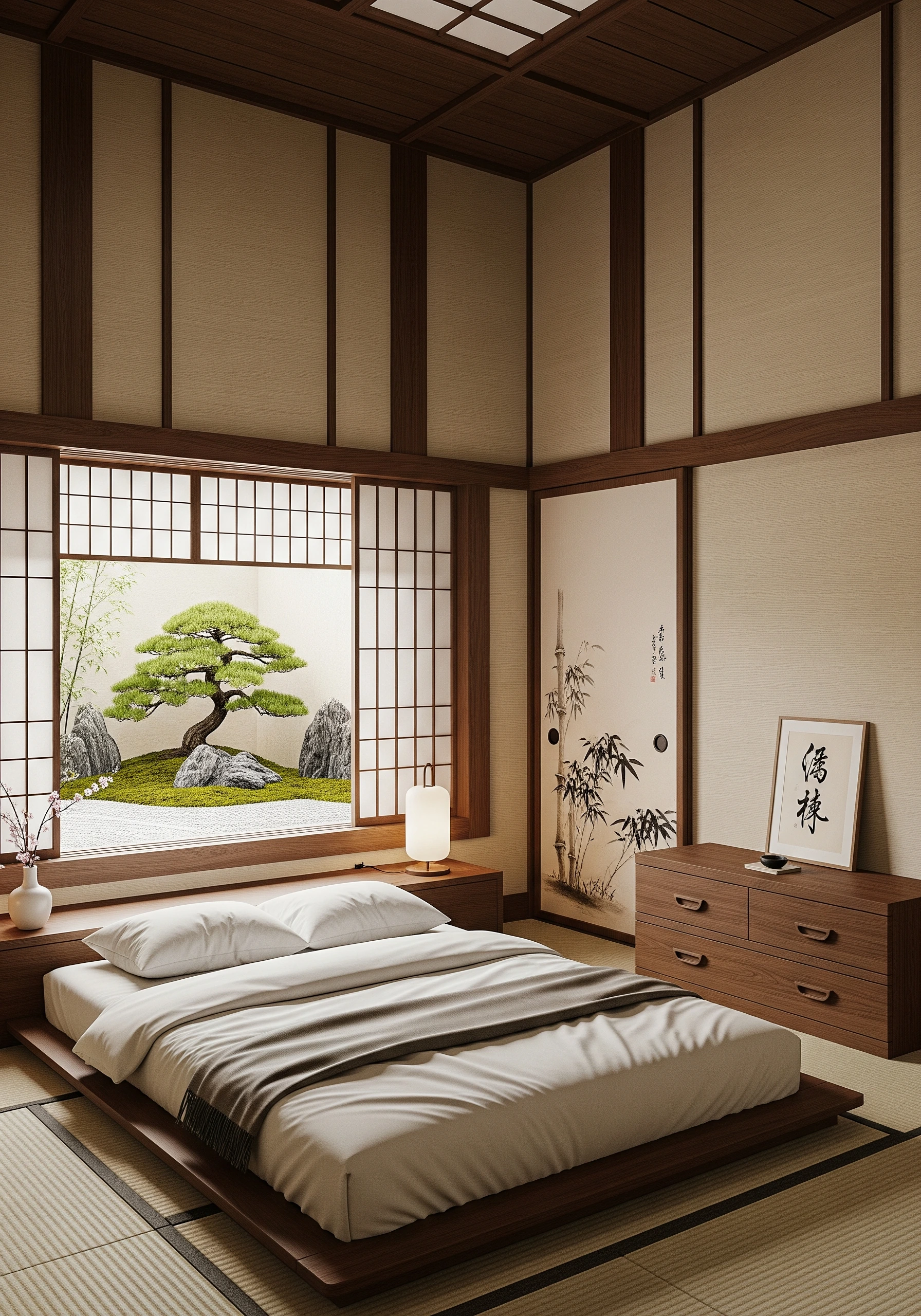 bedroom in japanese style
