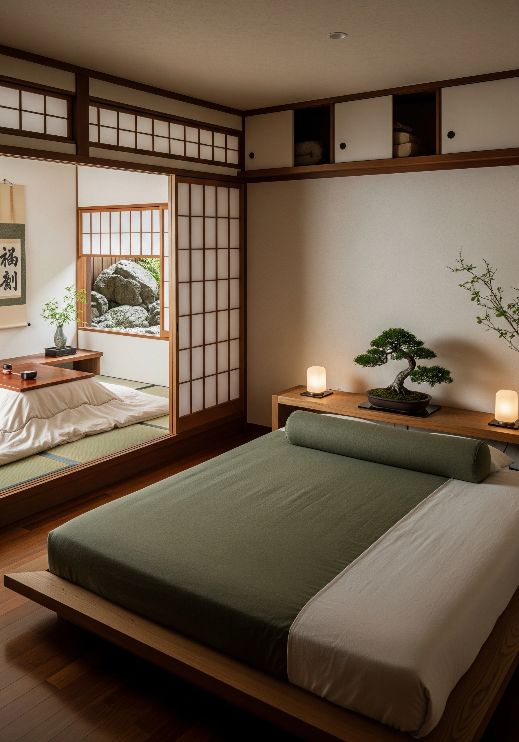 bedroom in japanese style - example 4