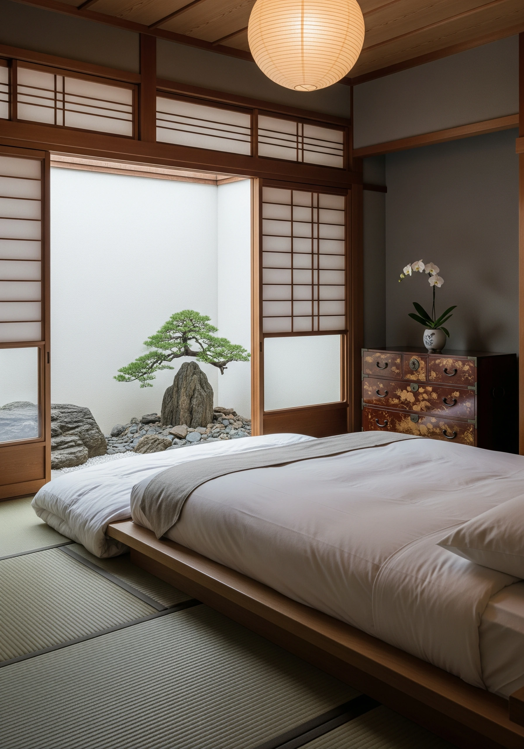 bedroom in japanese style - example 5