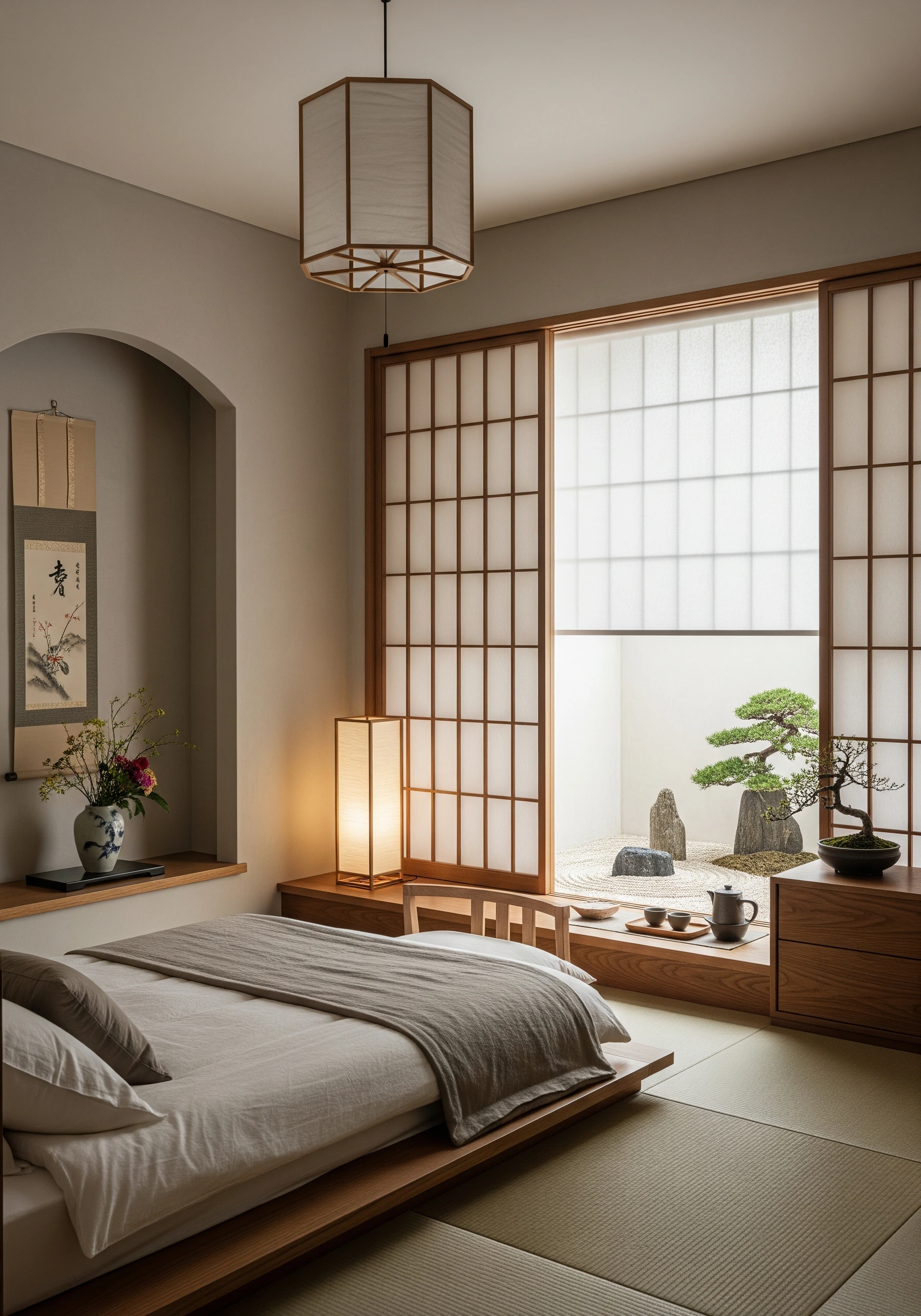 bedroom in japanese style - example 6