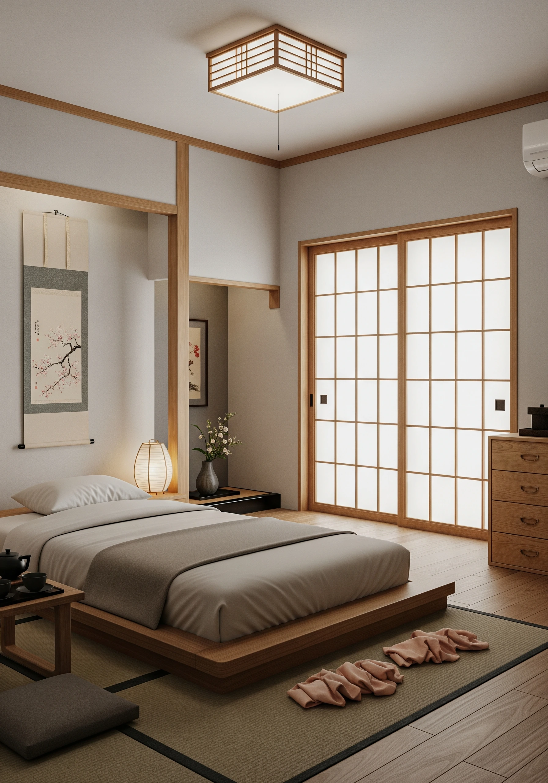 bedroom in japanese style - example 7