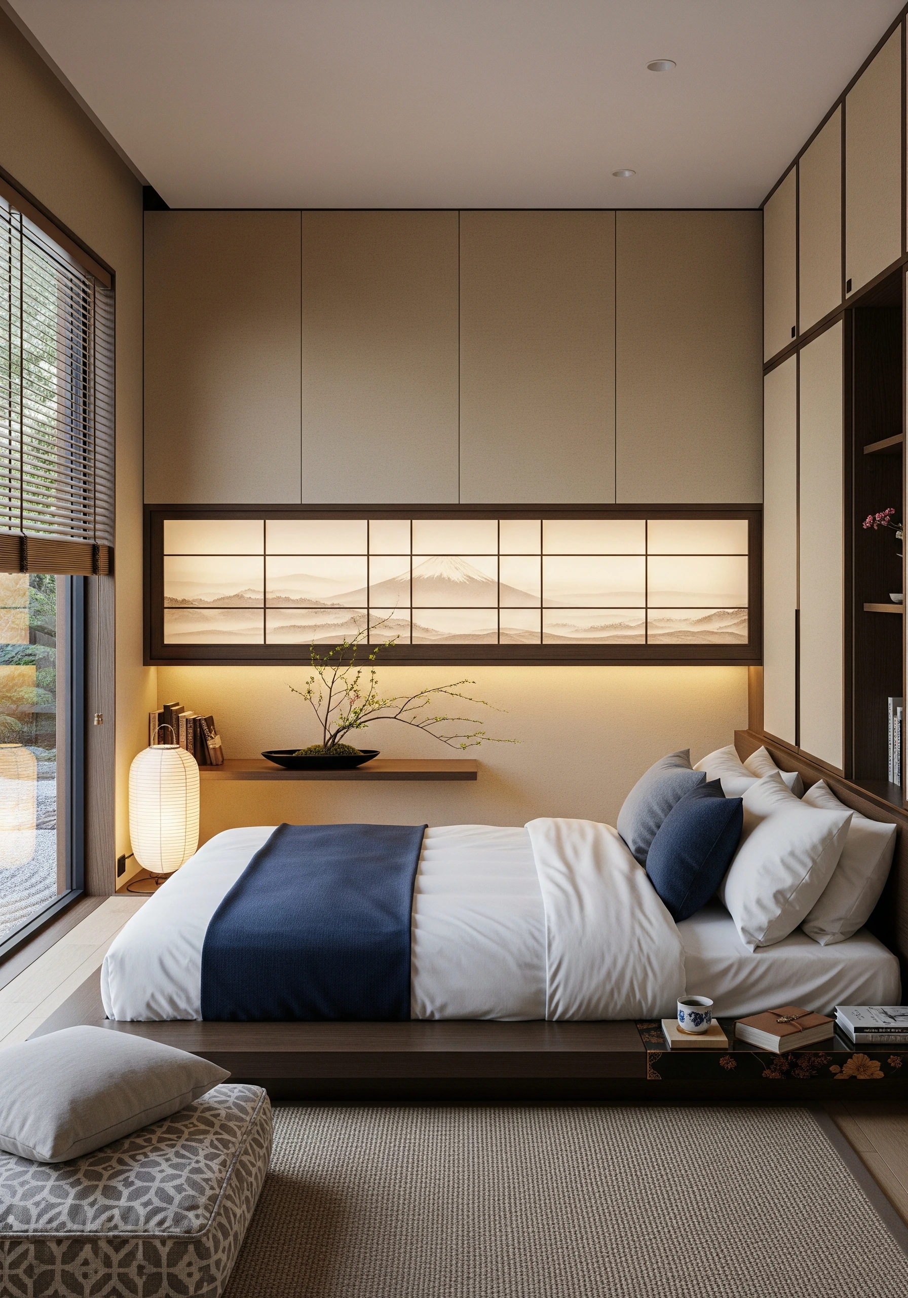 couple's bedroom in japanese style - example 4