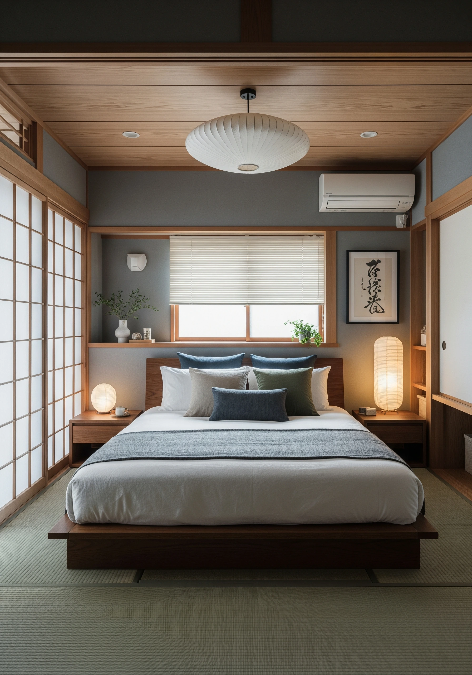 couple's bedroom in japanese style - example 9