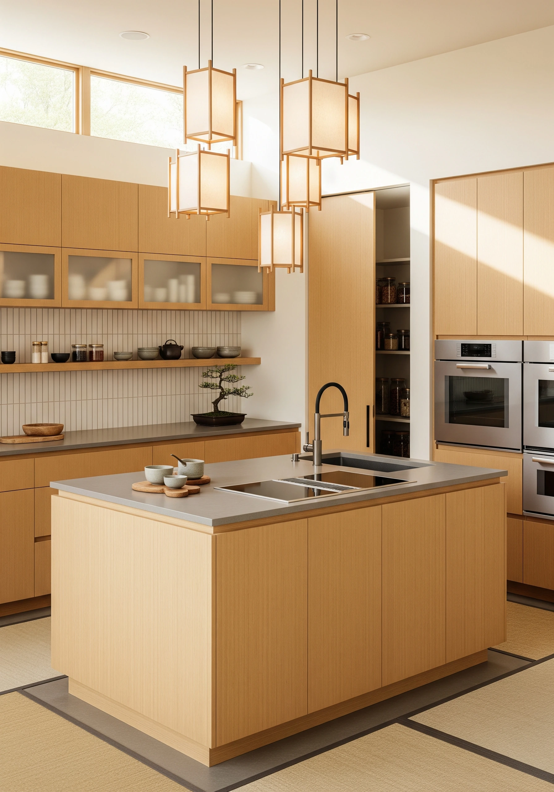 kitchen in japanese style - example 2