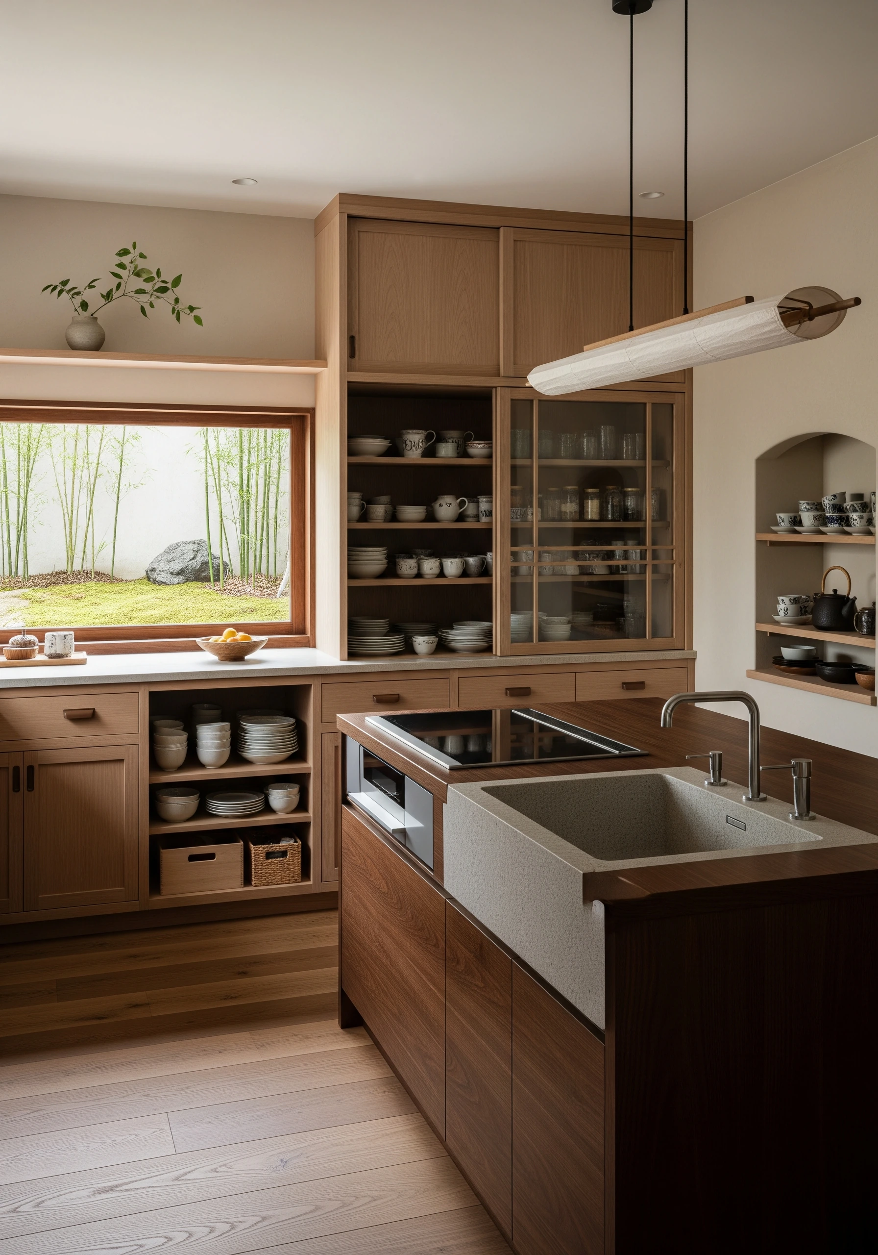 kitchen in japanese style - example 4