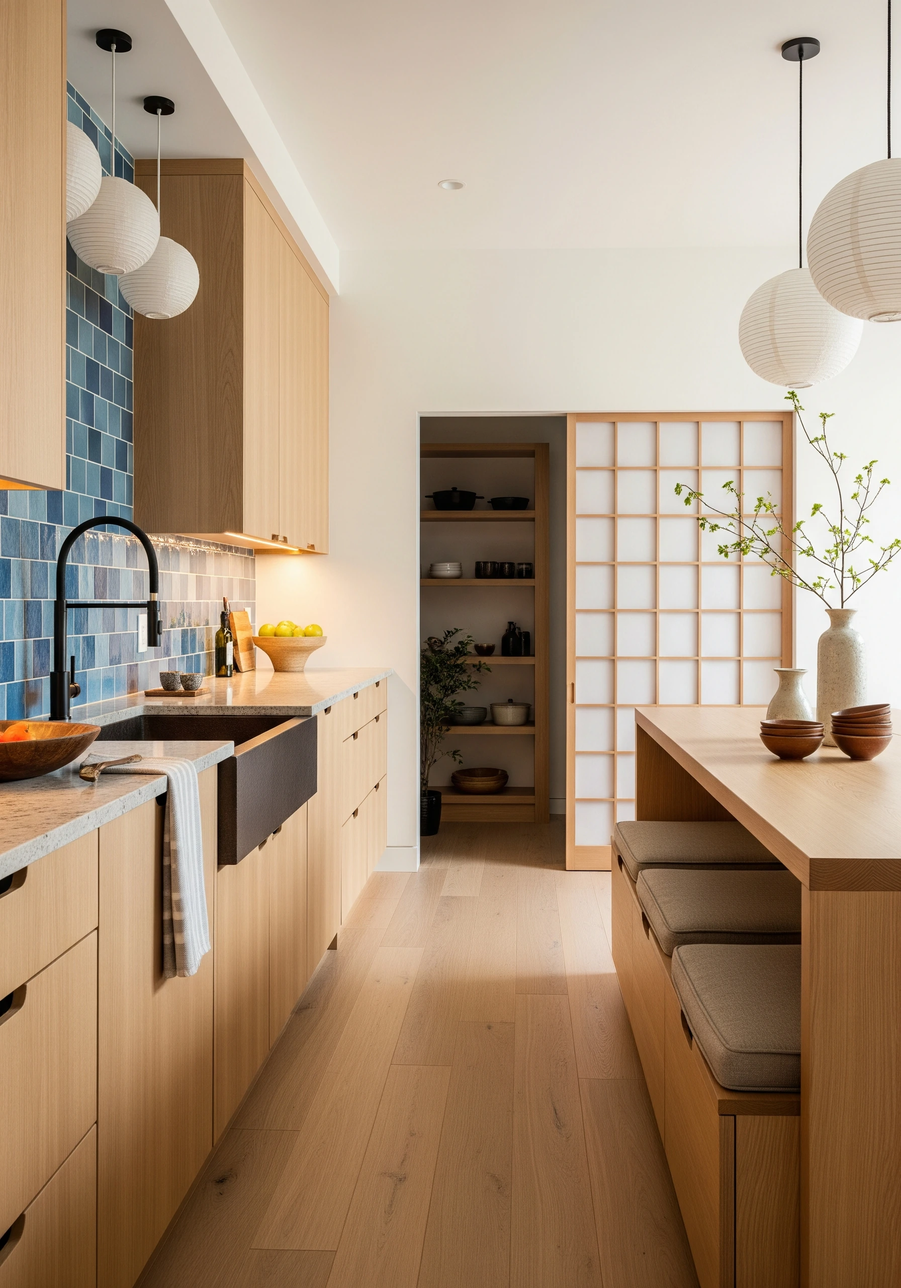 kitchen in japanese style - example 5