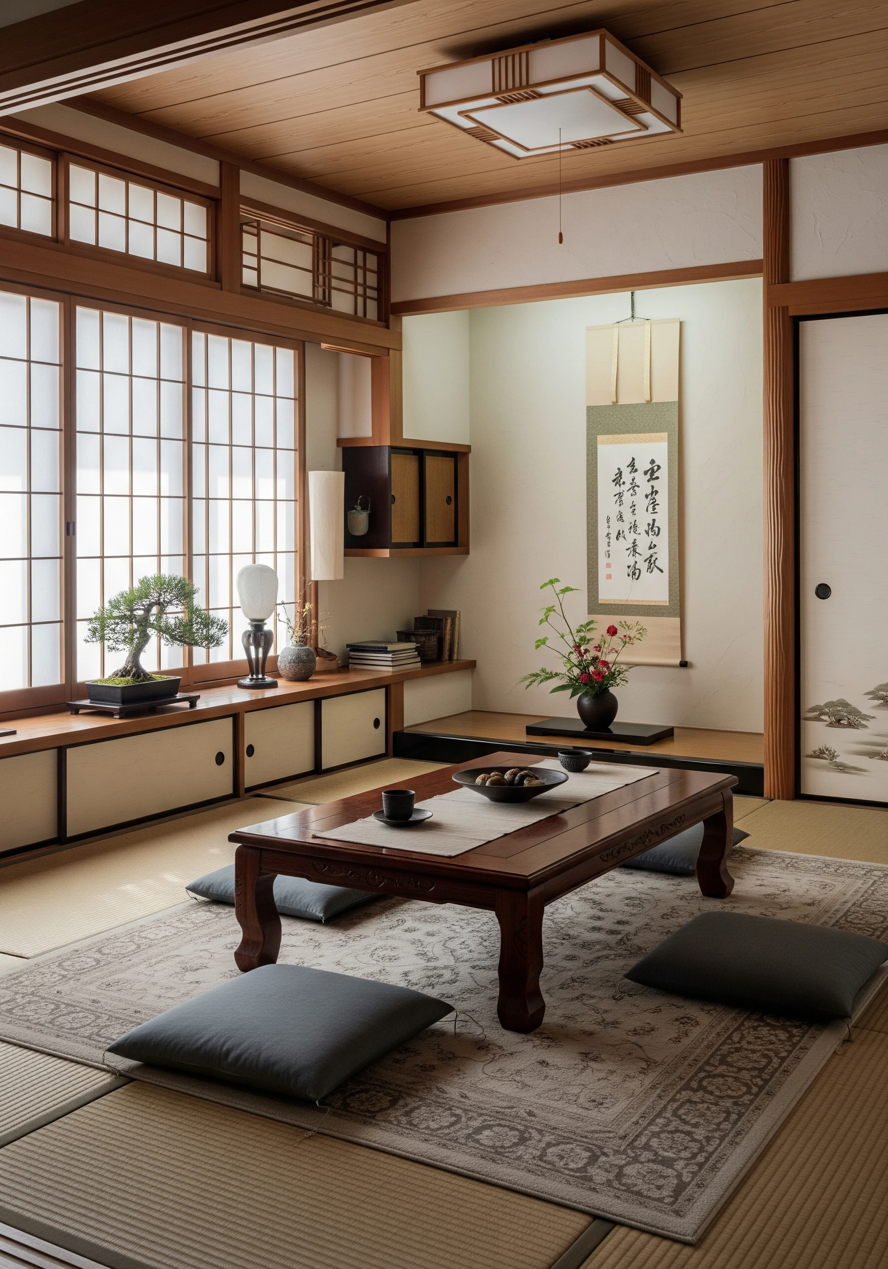 living room in japanese style