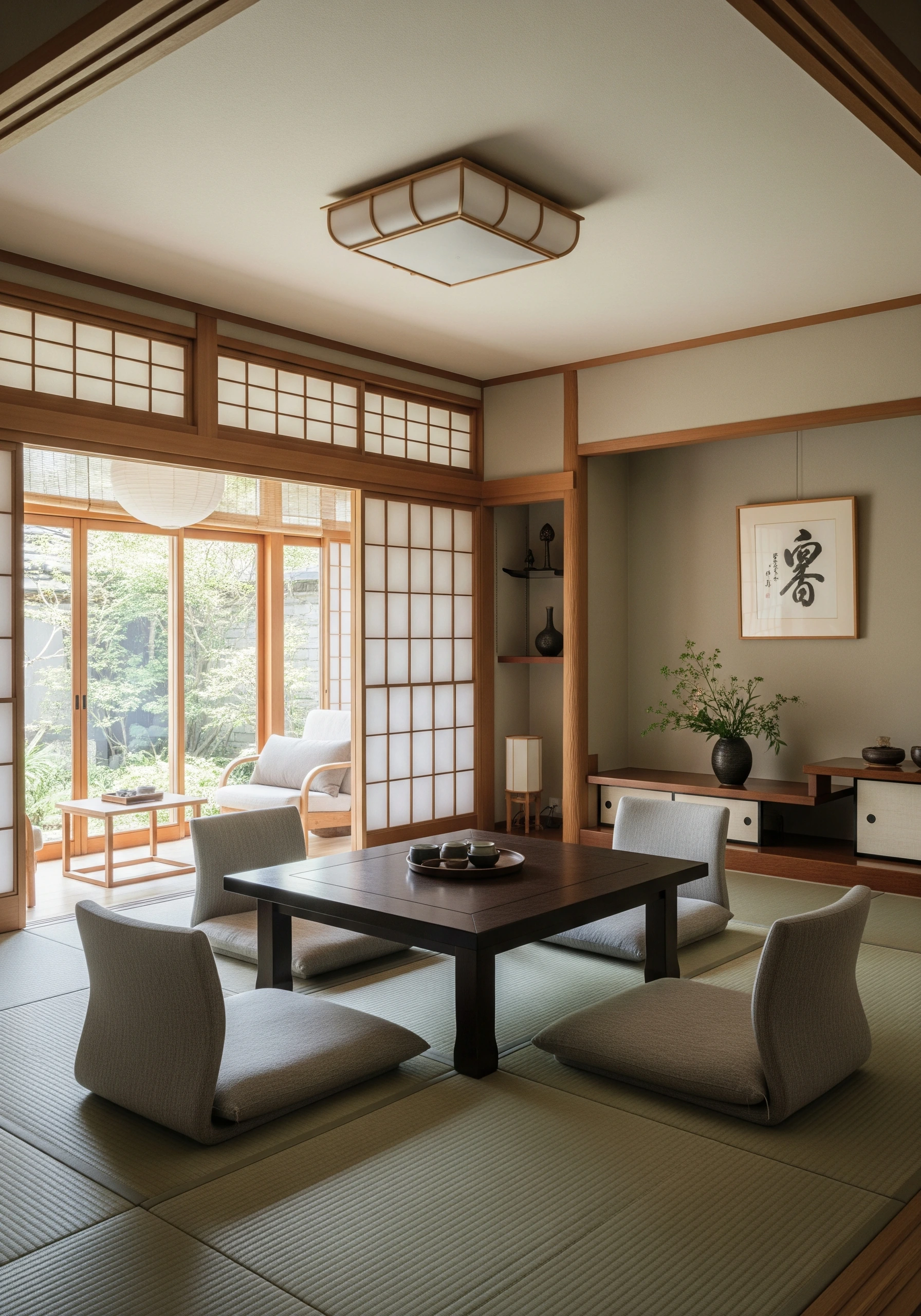 living room in japanese style - example 3