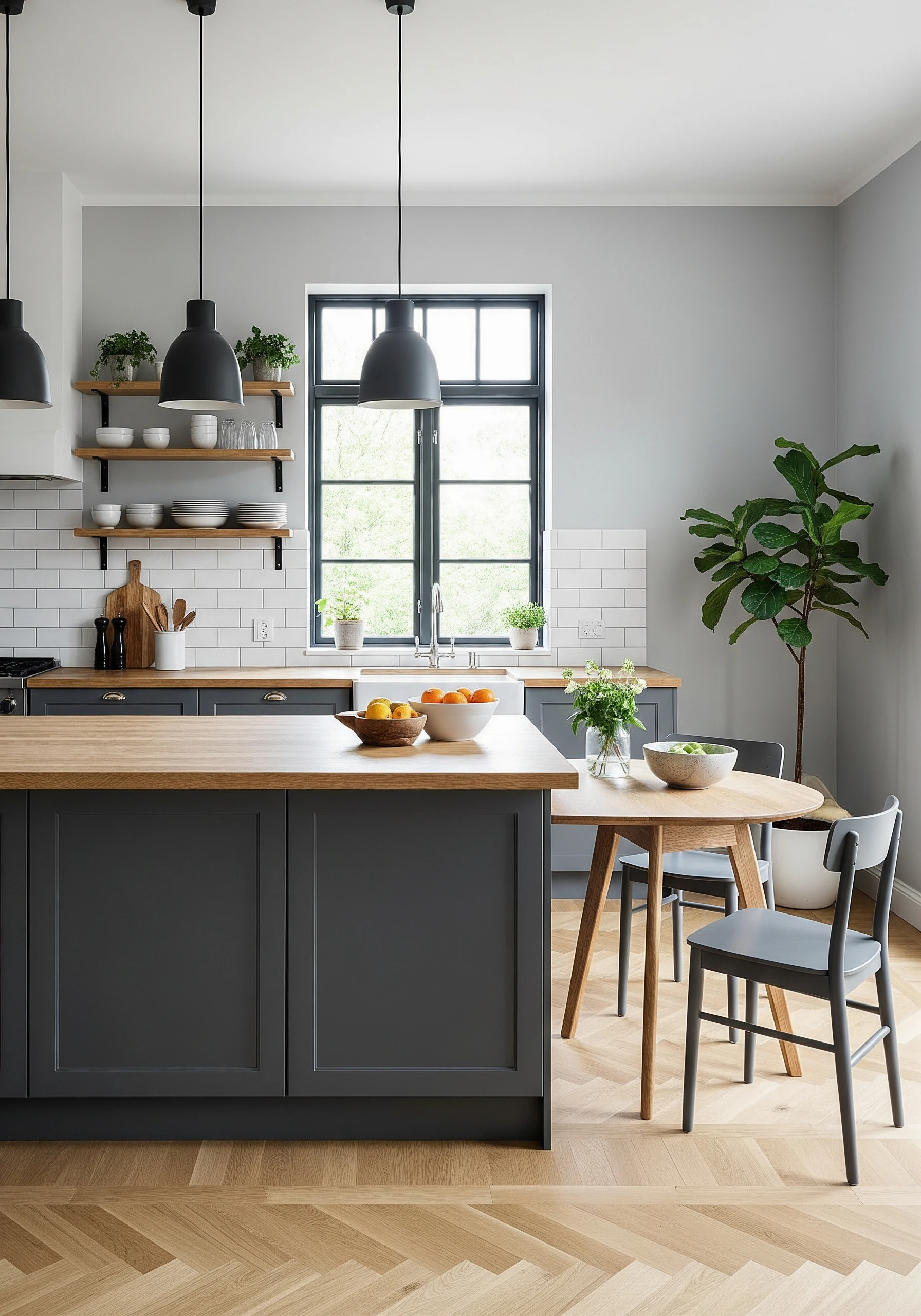 kitchen in scandinavian style - example 2