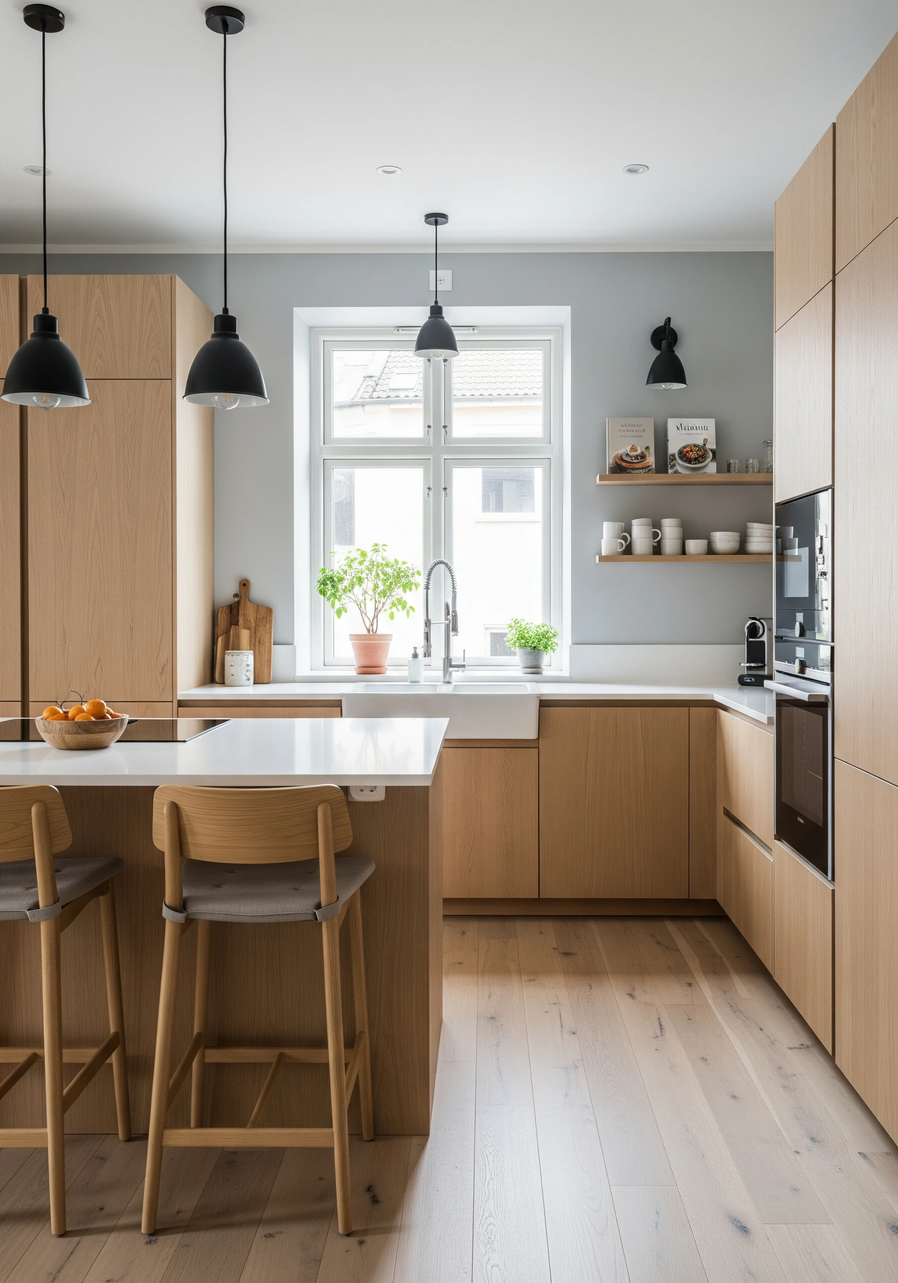 kitchen in scandinavian style - example 4