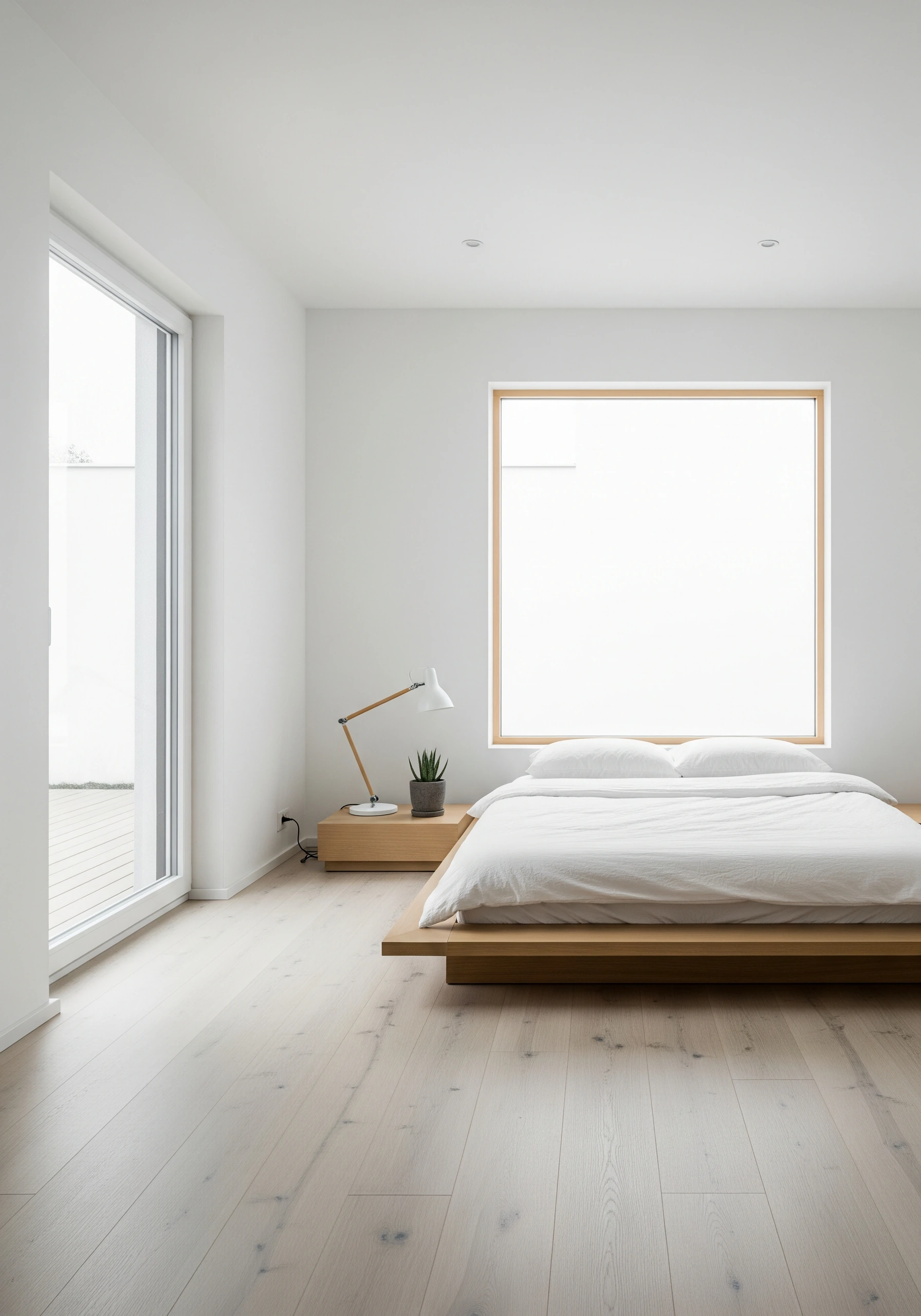 bedroom in minimalist style