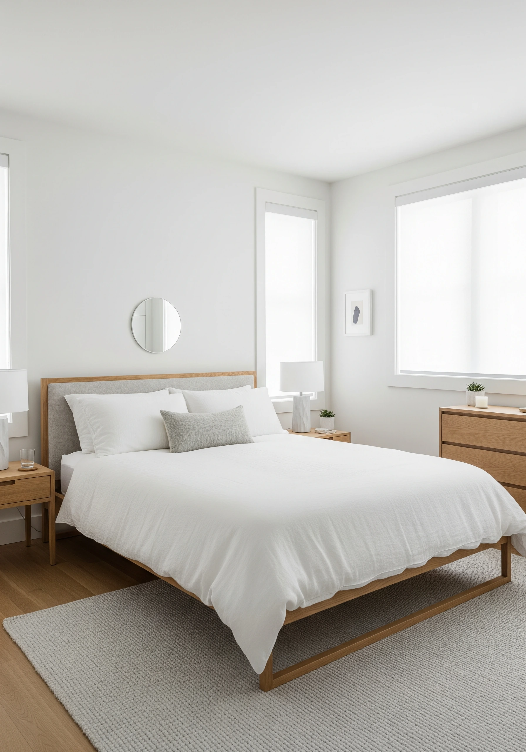 guest bedroom in minimalist style - example 3