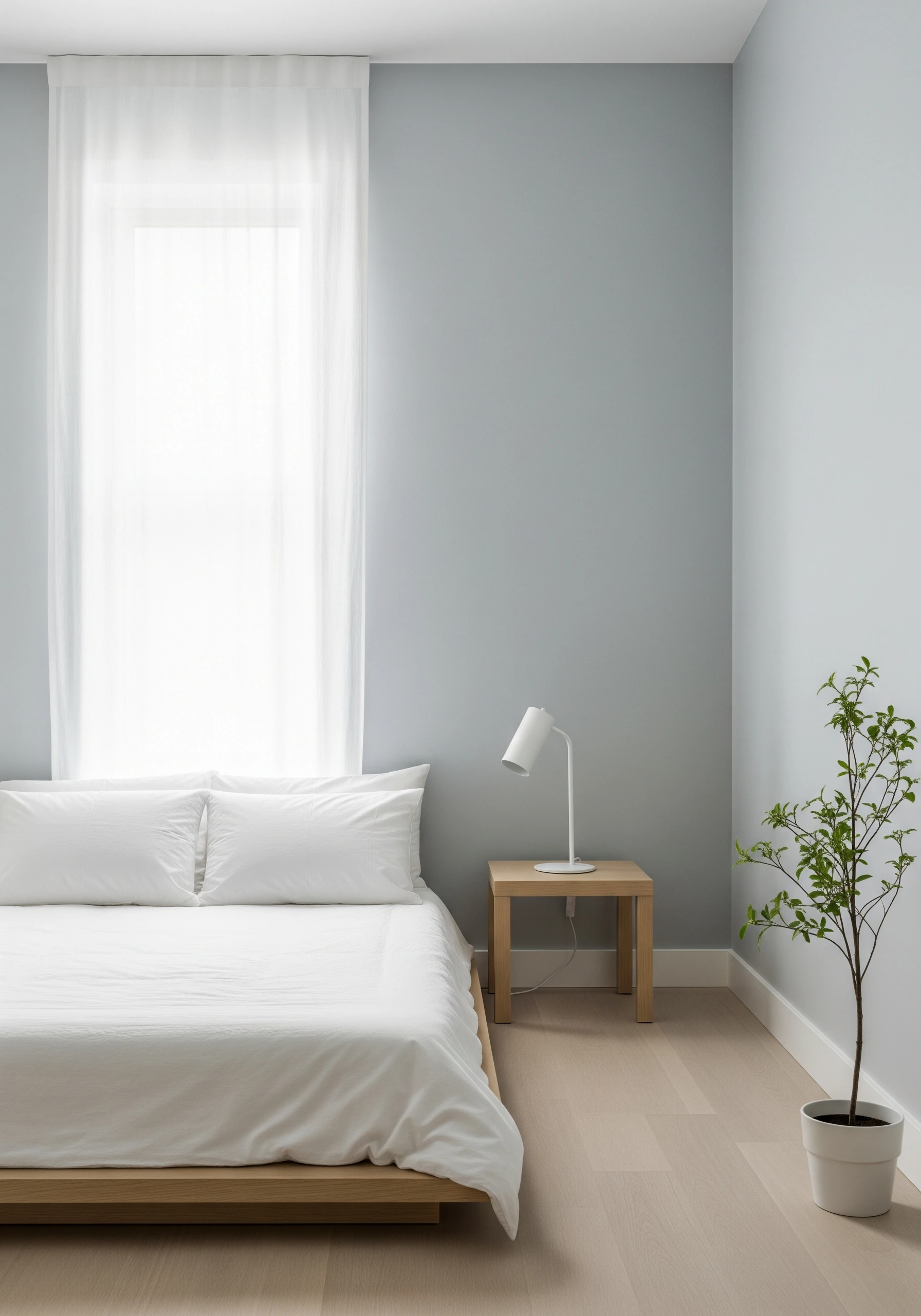 guest bedroom in minimalist style - example 5