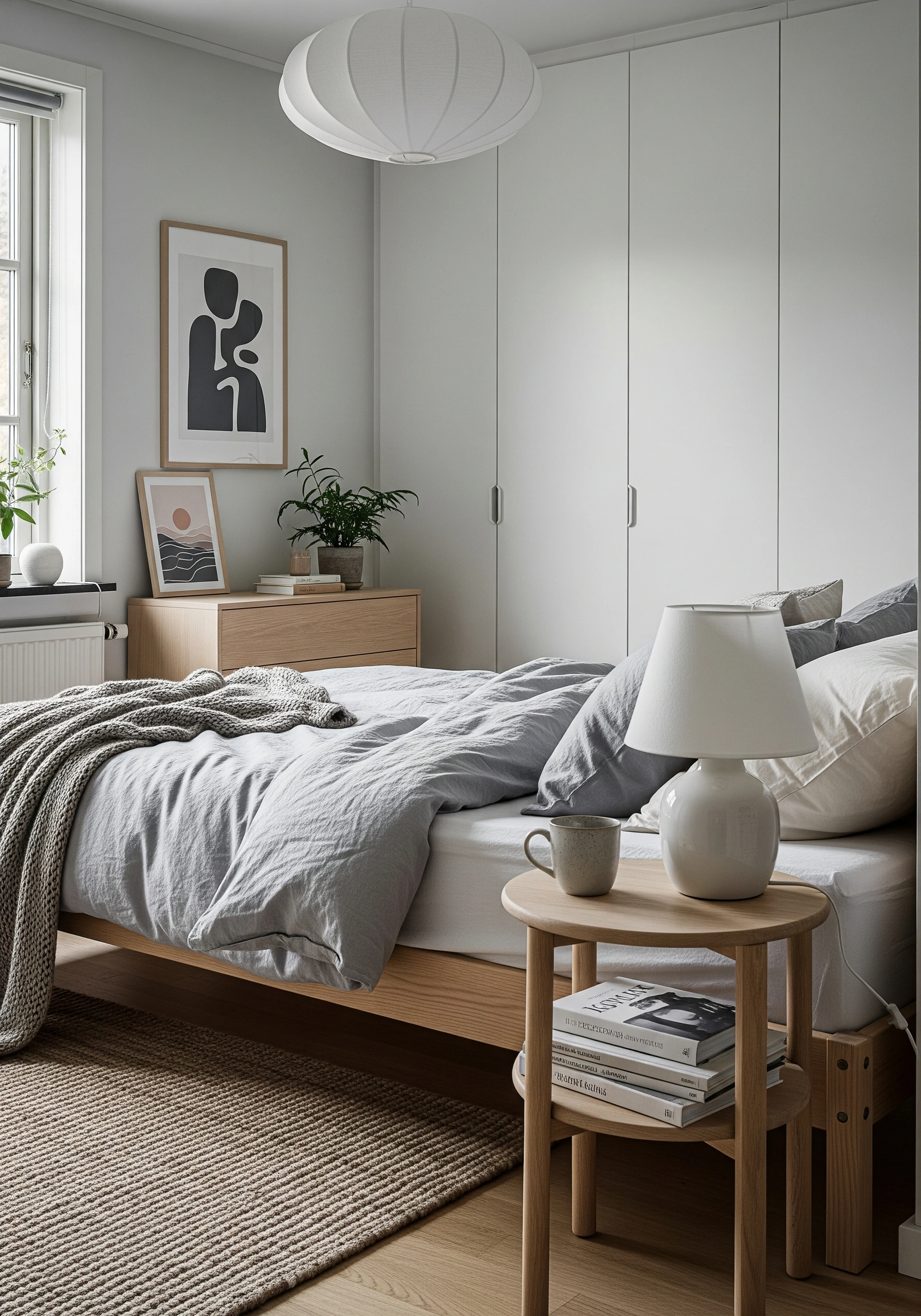 couple's bedroom in scandinavian style - example 6